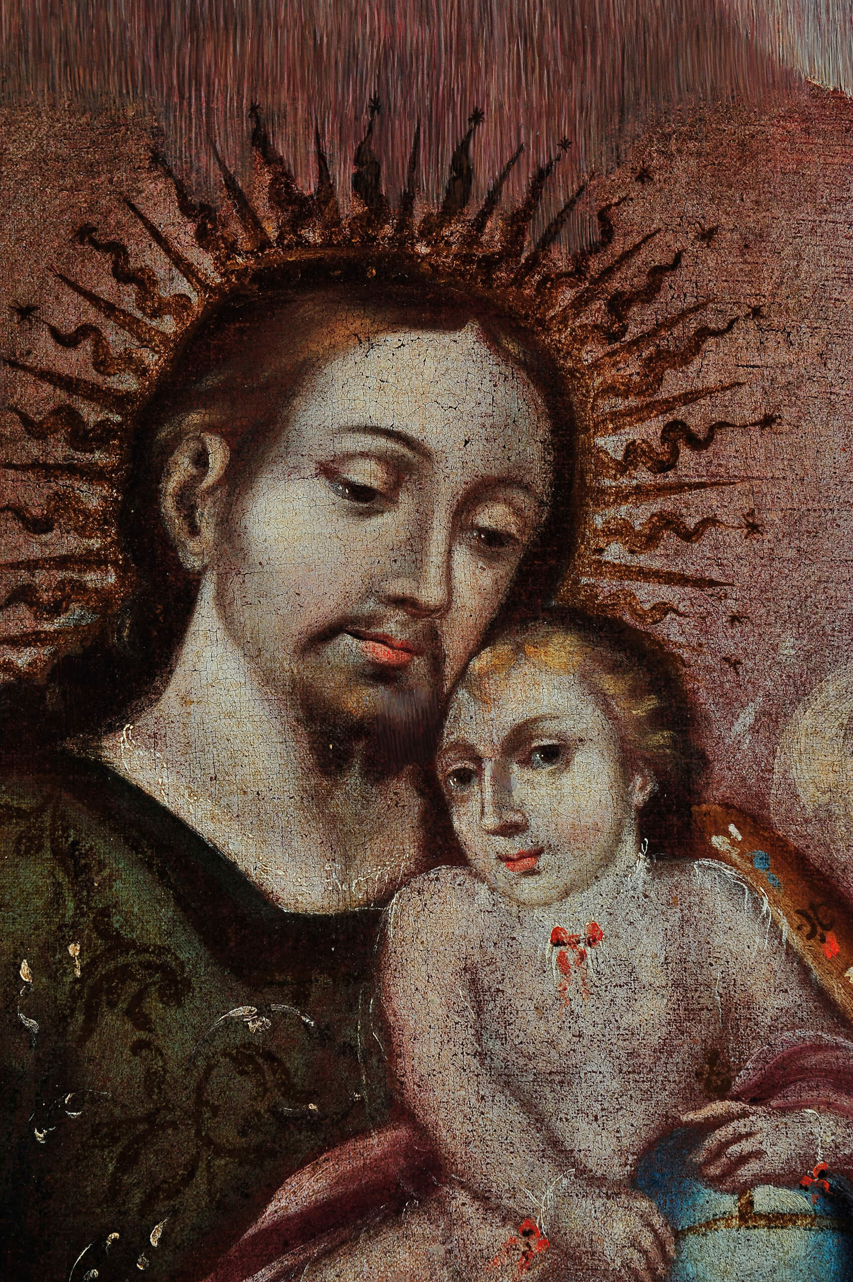 San José con el Niño | Salas de Arte Virreinal y Siglo XIX | Museo Amparo, Puebla