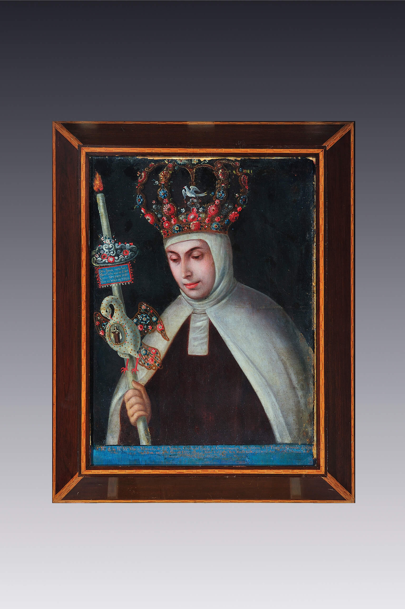 Retrato de la Reverenda Madre Manuela de San Ignacio | Salas de Arte Virreinal y Siglo XIX | Museo Amparo, Puebla