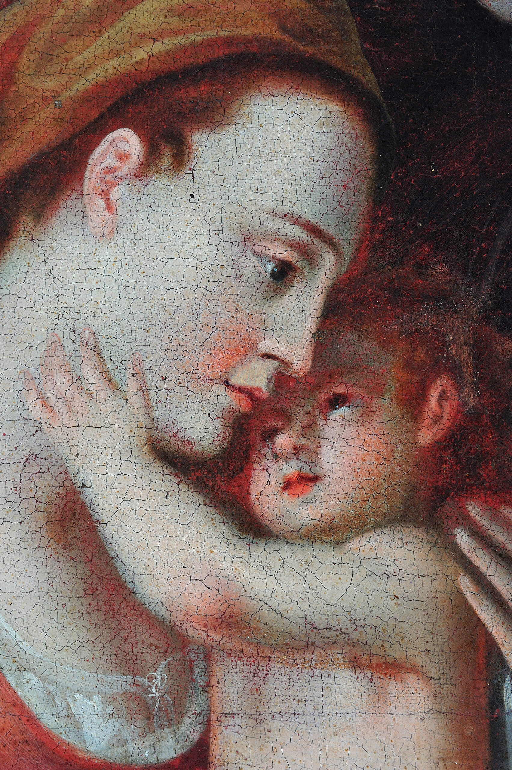 La Virgen, el Niño y el Espíritu Santo | Salas de Arte Virreinal y Siglo XIX | Museo Amparo, Puebla