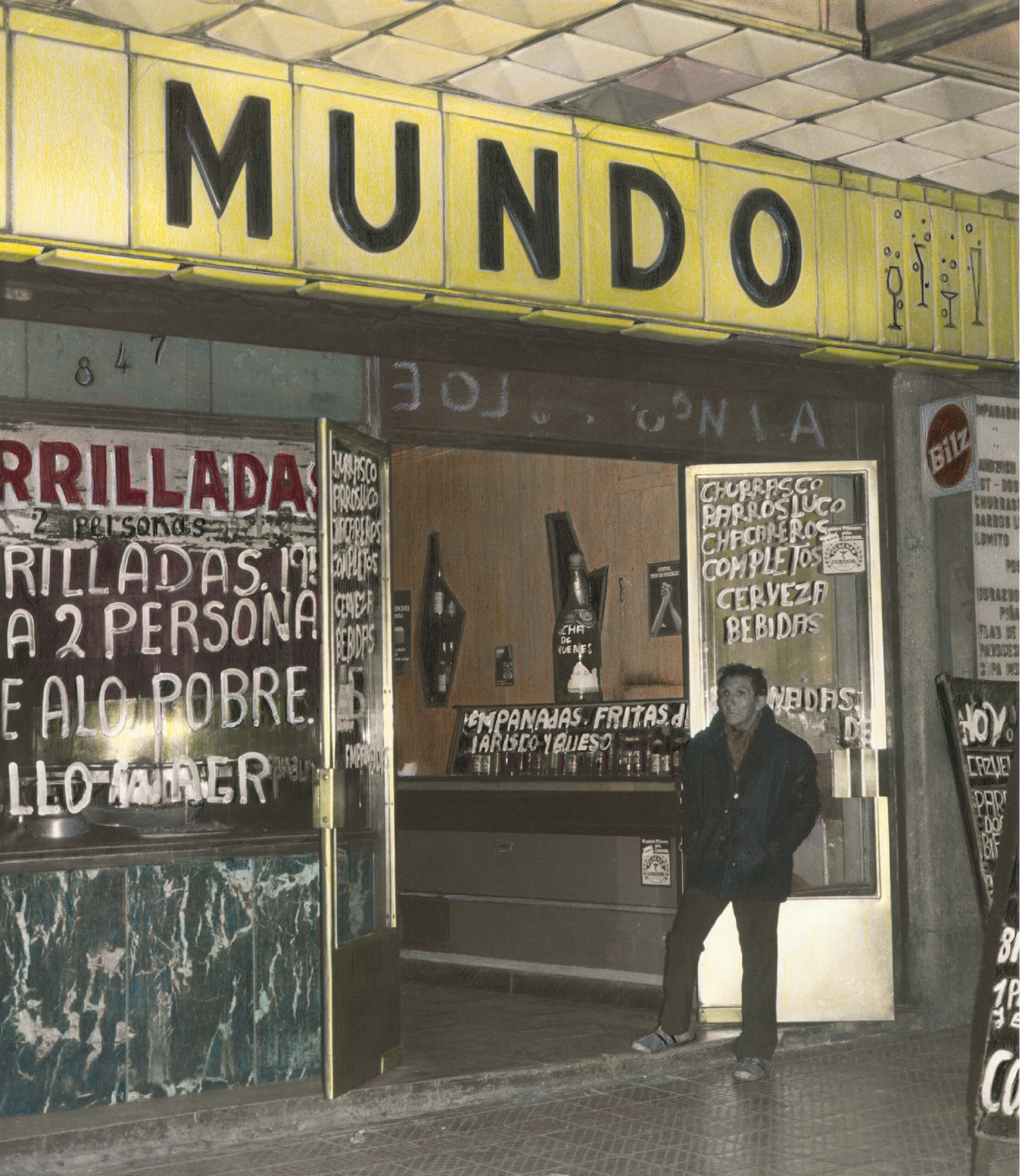 El Mundo, calle San Diego, Santiago de Chile | América Latina 1960-2013. Fotos + Textos | Museo Amparo, Puebla