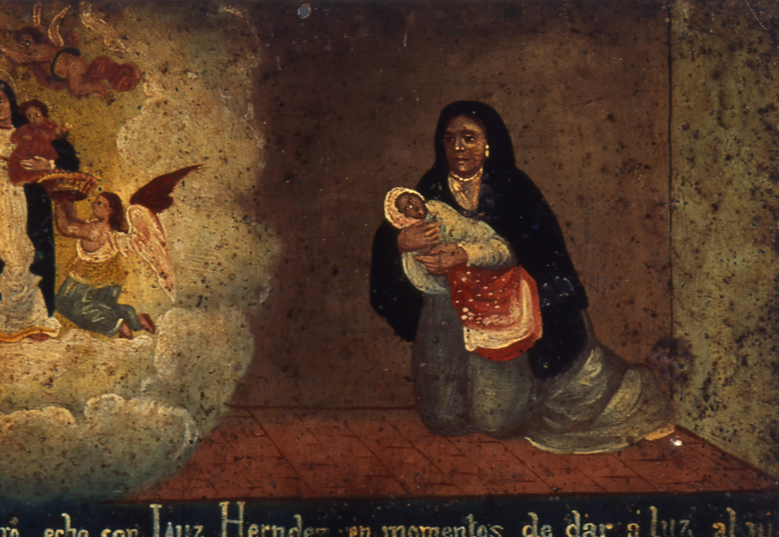 Retablo a Nuestra Señora de la Luz | Salas de Arte Virreinal y Siglo XIX | Museo Amparo, Puebla