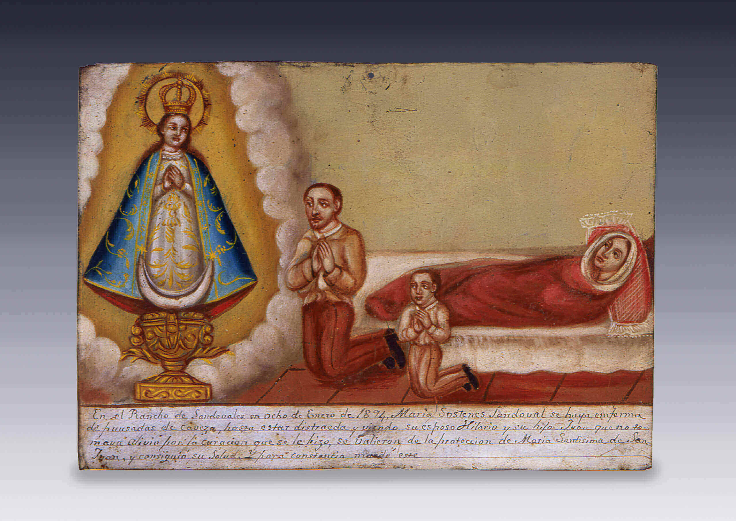 Retablo a Nuestra Señora de San Juan de los Lagos | Salas de Arte Virreinal y Siglo XIX | Museo Amparo, Puebla