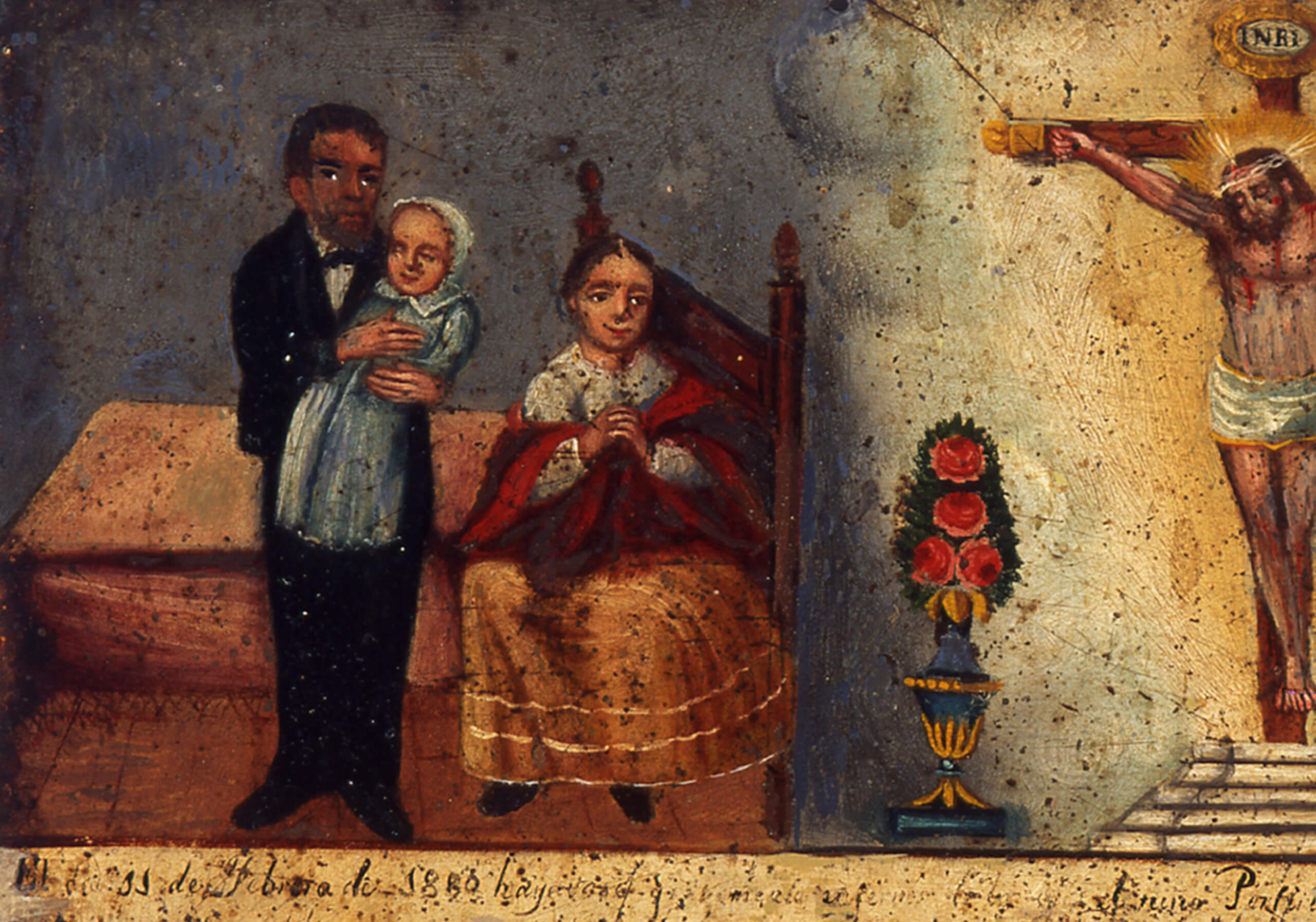 Retablo al Señor del Saucito | Salas de Arte Virreinal y Siglo XIX | Museo Amparo, Puebla