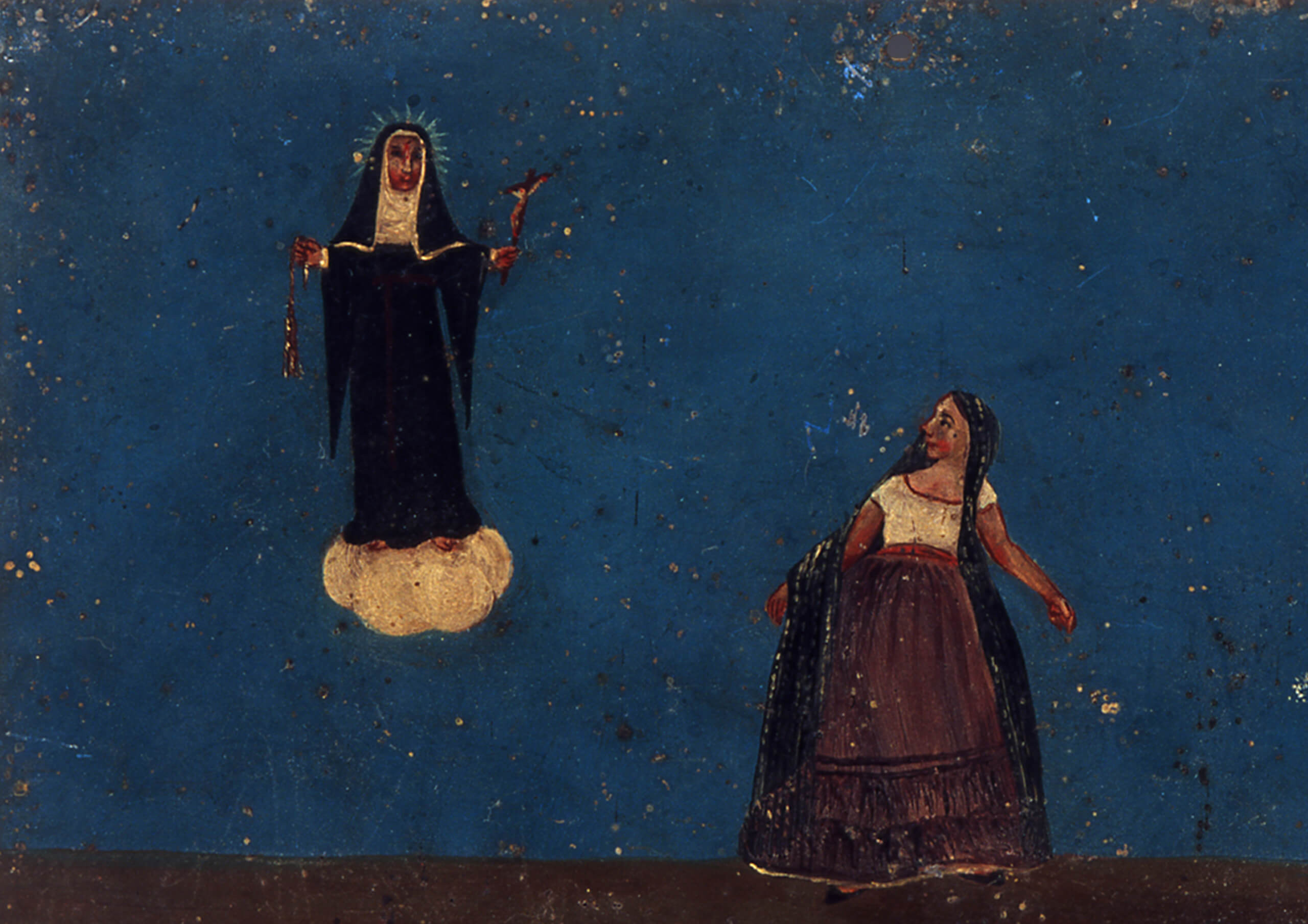 Retablo a Santa Rita de Casia | Salas de Arte Virreinal y Siglo XIX | Museo Amparo, Puebla
