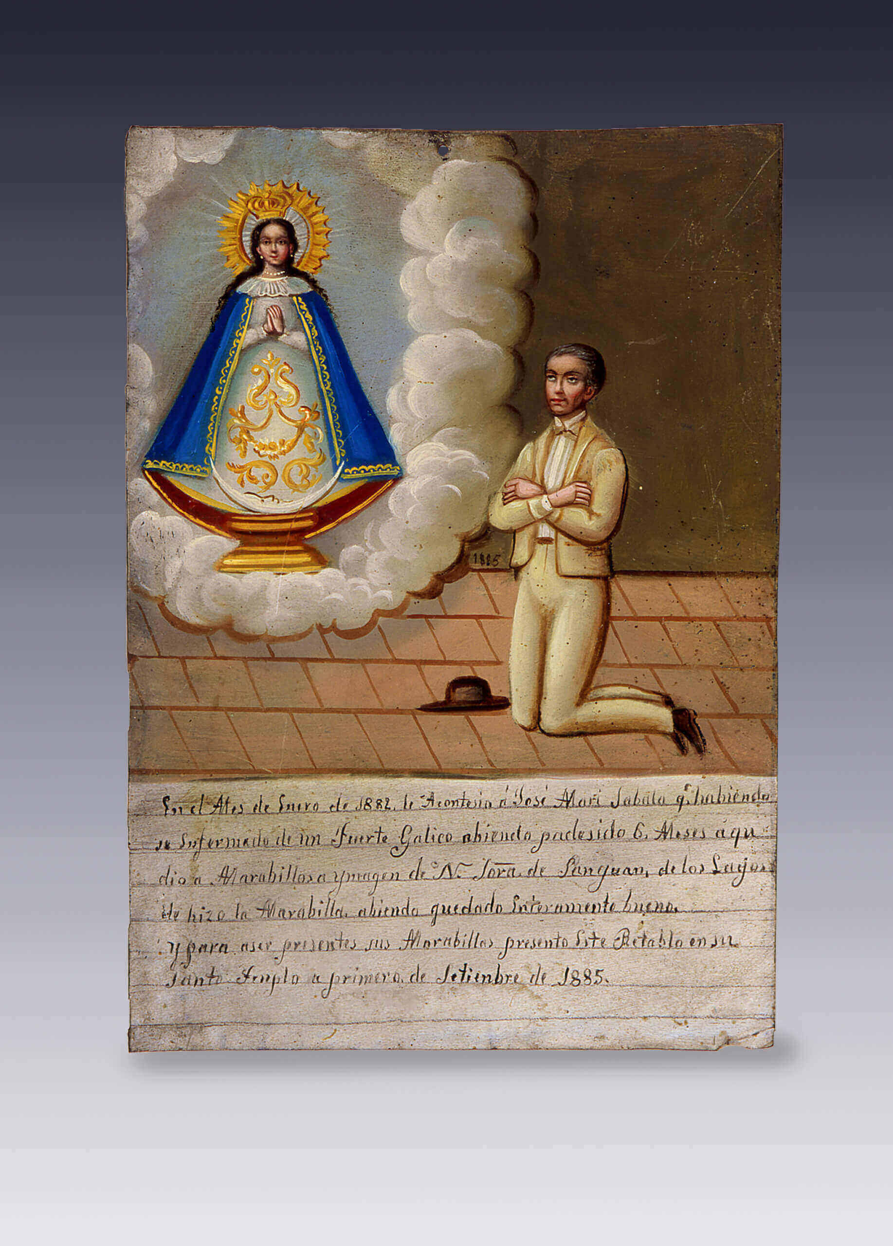Retablo a la Virgen de San Juan de los Lagos | Salas de Arte Virreinal y Siglo XIX | Museo Amparo, Puebla