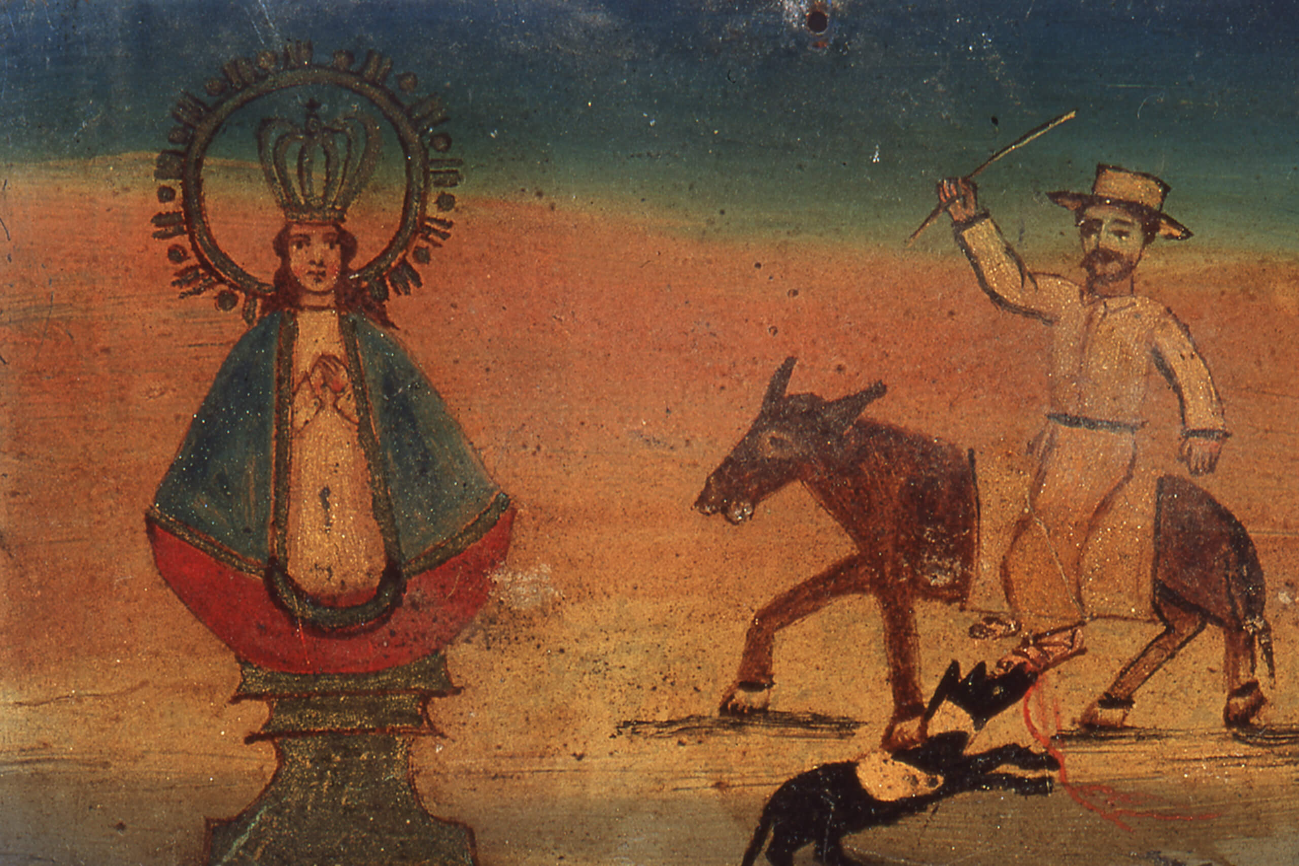 Retablo a la Virgen de San Juan de los Lagos | Salas de Arte Virreinal y Siglo XIX | Museo Amparo, Puebla