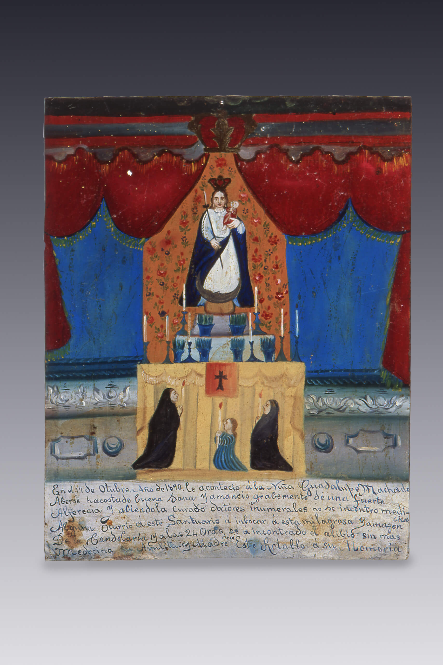Retablo a la Virgen de la Candelaria | Salas de Arte Virreinal y Siglo XIX | Museo Amparo, Puebla