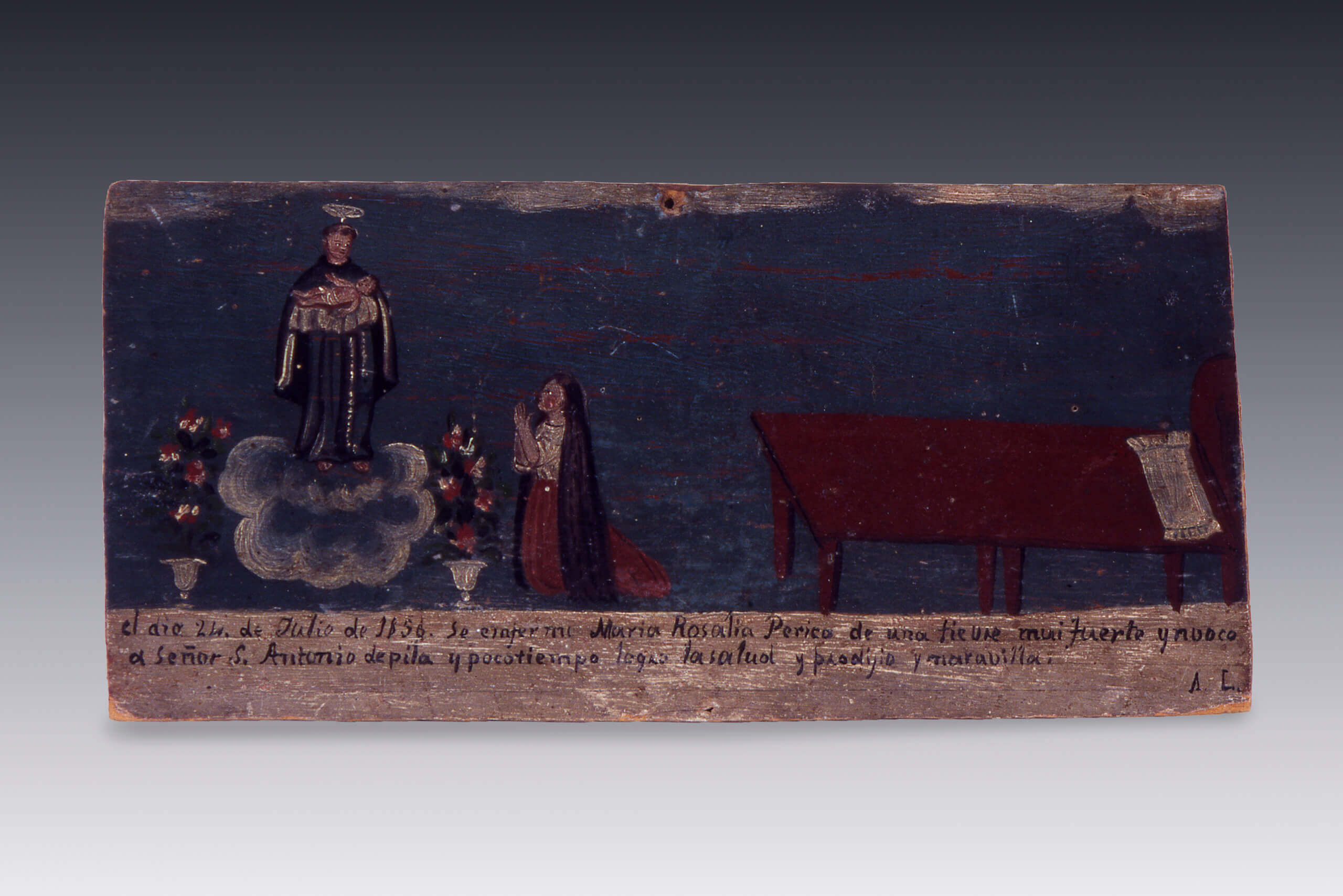 Retablo a San Antonio de Padua  | Salas de Arte Virreinal y Siglo XIX | Museo Amparo, Puebla