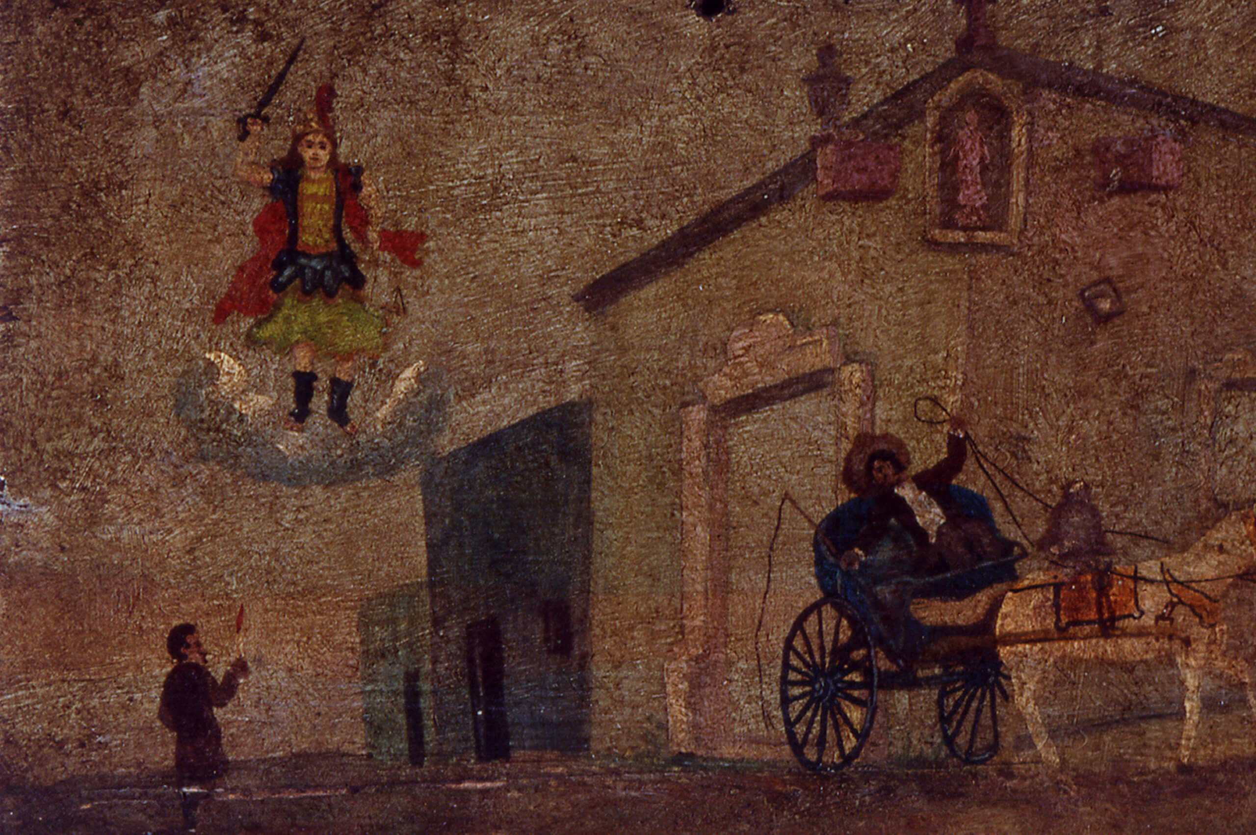 Retablo a San Miguel Arcángel | Salas de Arte Virreinal y Siglo XIX | Museo Amparo, Puebla