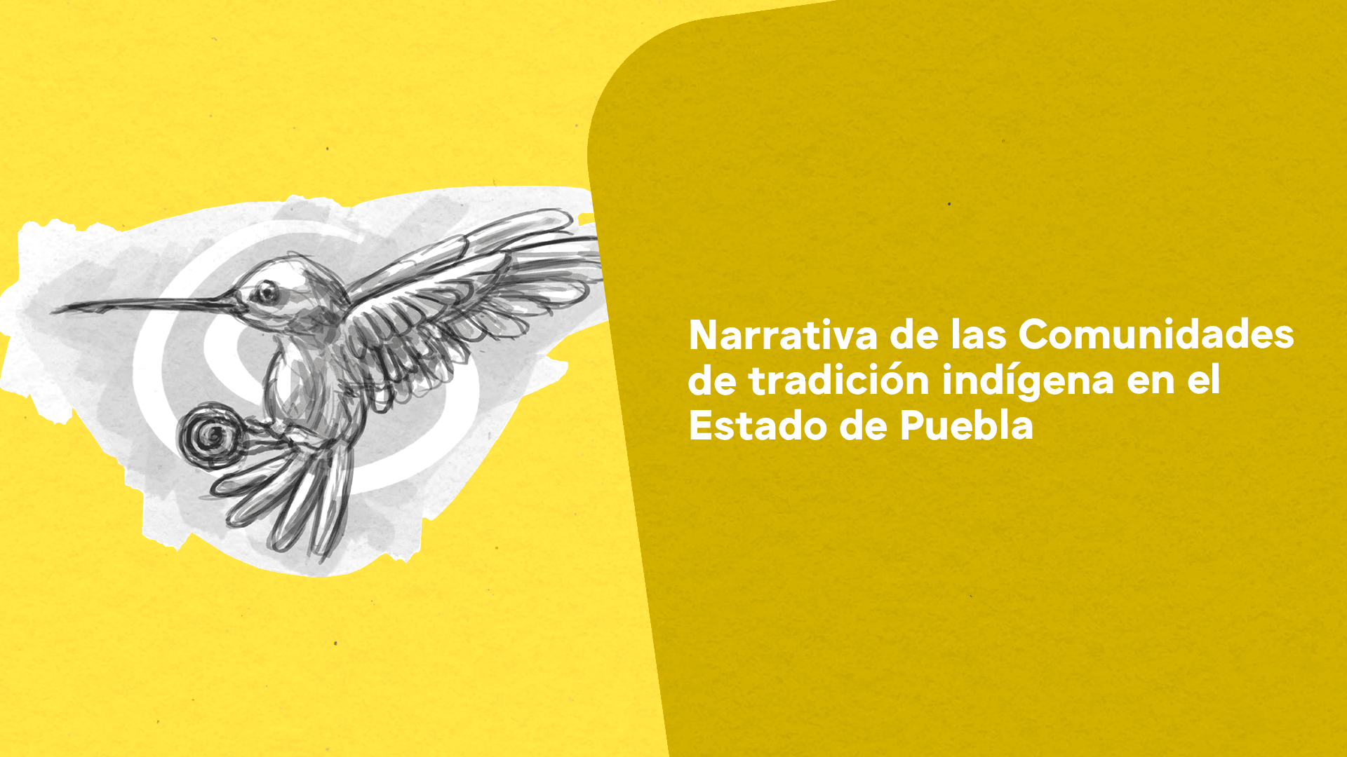 Narrativa de las Comunidades de tradición indígena en el Estado de Puebla